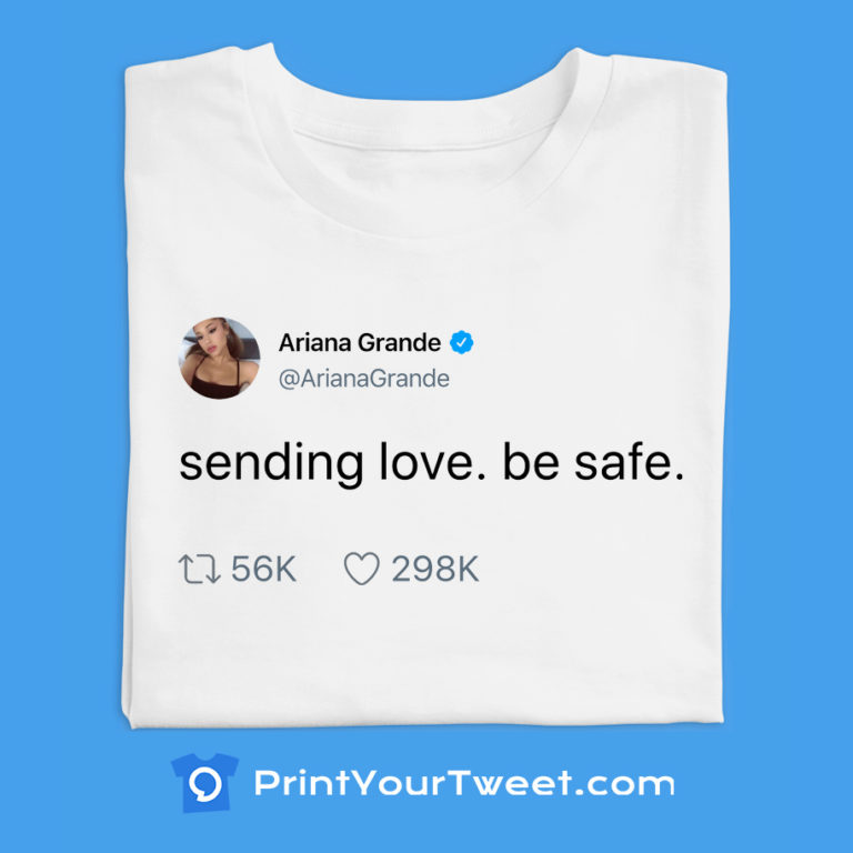 Top Ariana Grande tweets to print on your t-shirt today​